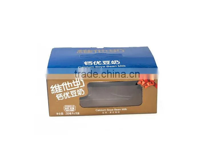 milk beverage paper carton packaging box wholesale