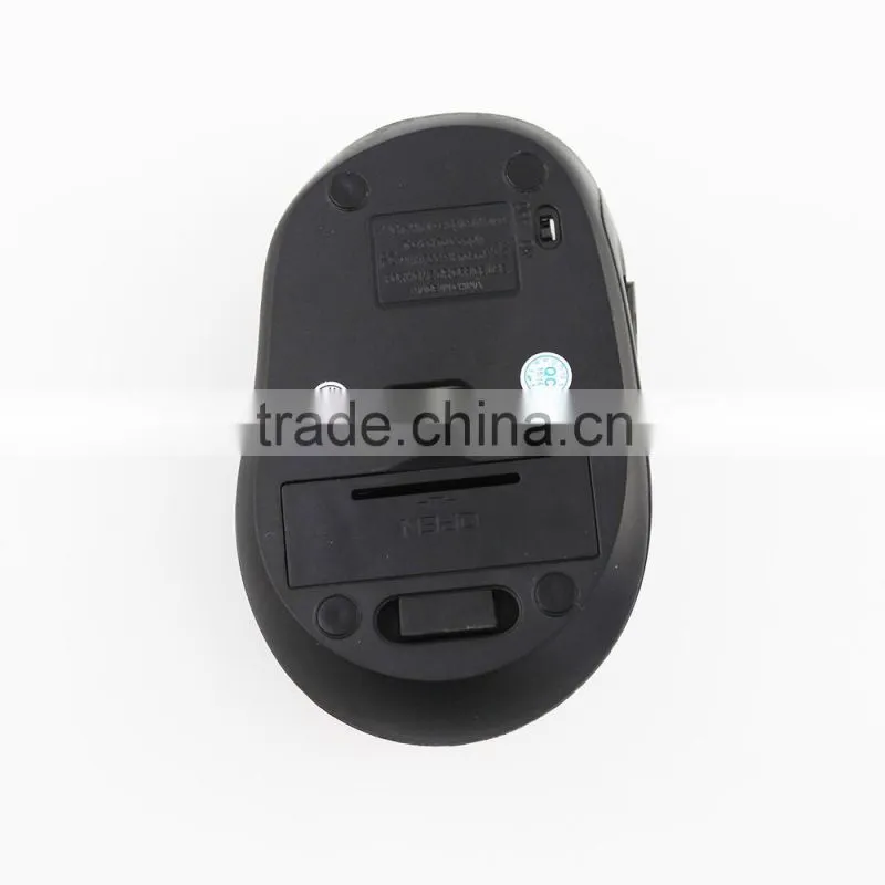 Black new brand 2.4g wireless gaming learn mouse