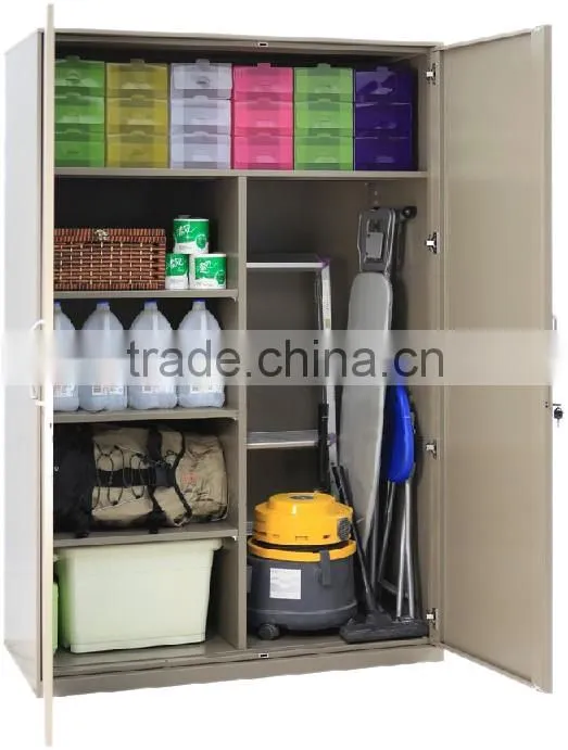 2016 Metal office/home/school double door Iron file cabinet with shelf