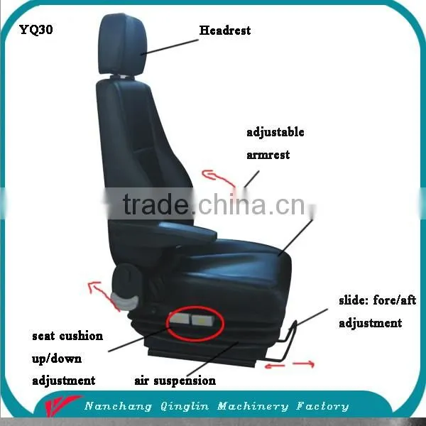 Luxurious beautiful heat dissipation fast friction farm machinery john deere excavator driver seat