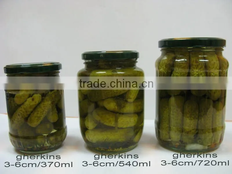 Vietnamese pickled cucumbers in jar & gherkins 3-6cm - Best quality & good price