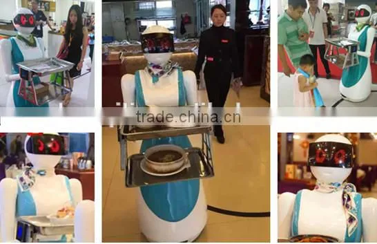 Dishes Delivering Smart Waiter Robot for Restaurant