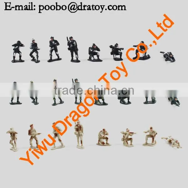 High quality plastic soldier figure toys