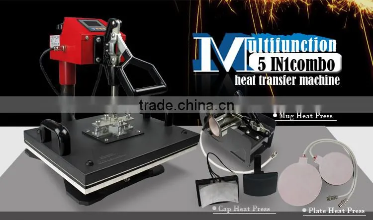 5 in 1 Combo Heat Press Machine