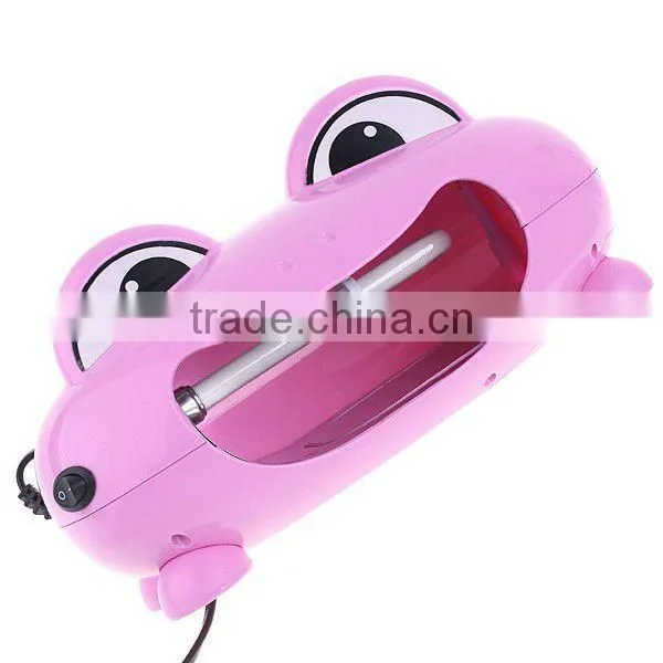220V EU Pink Frog Nail Art UV Gel Lamp Light Dryer 9W
