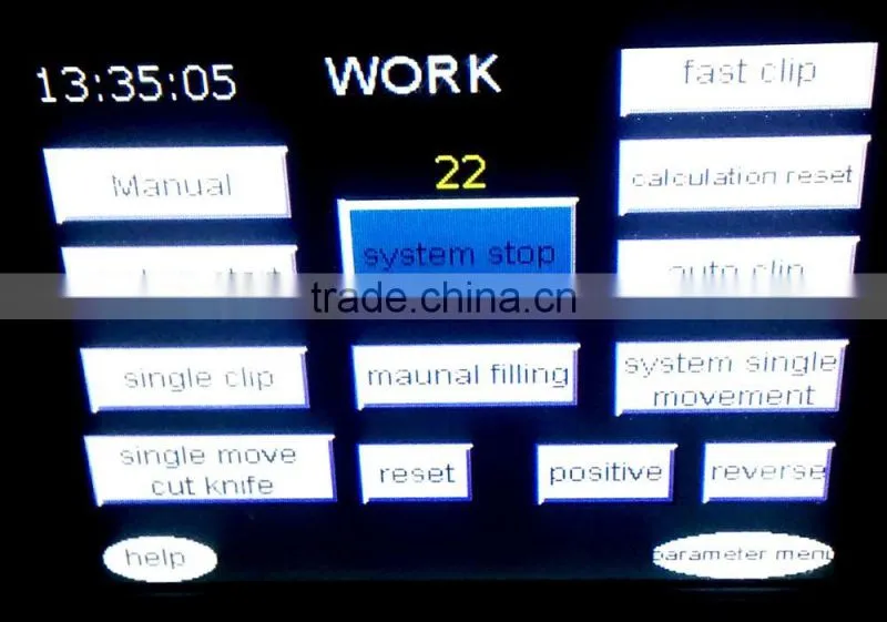 JCK-130 U Type Clipper Machine For Sausage