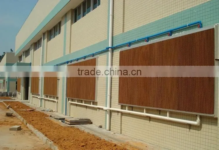 Poultry cooling pad with exhaust fan/ventilation equipment