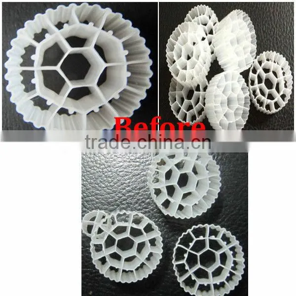 MBBR Biofilm Carrier Bio Filter Medias for Used for Fish Pond Made of HDPE