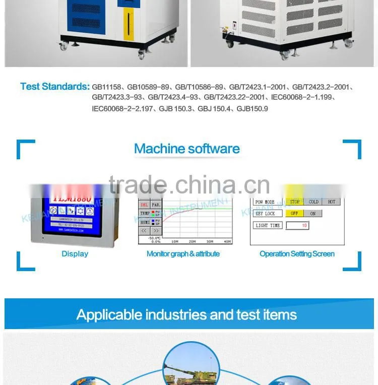 Environmental Lab Equipment Temperature Humidity Test Chamber