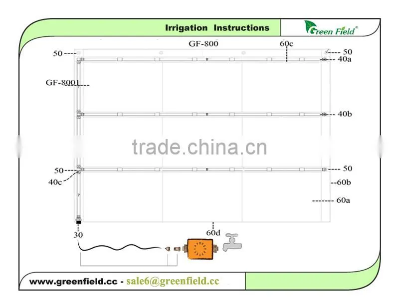 Vertical Garden Green Wall Irrigation System