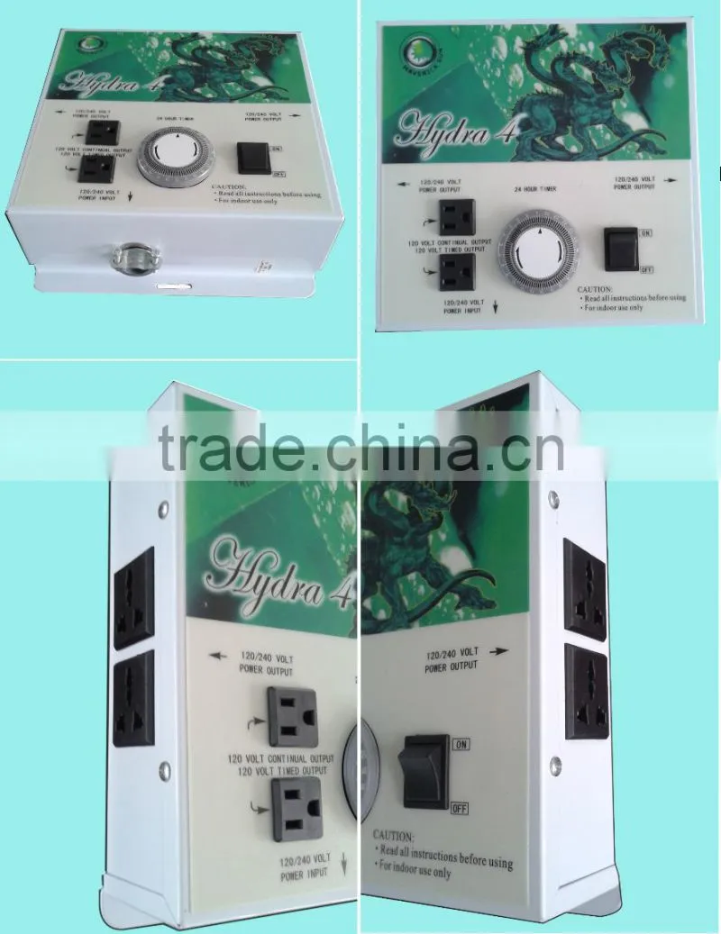 Grow light controller US EU UK AU NZ plug socket daily 24 hour grounded mechanical automatic switch timer for garden greenhouse