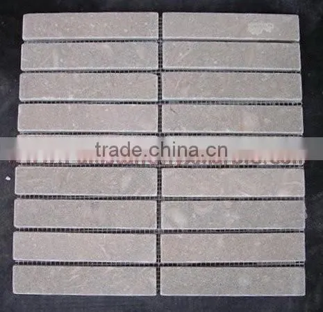 UNIQUE SAHARA BEIGE MARBLE MOSAIC TILES