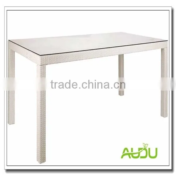 Patio Table,Classic Rattan Color Rectangle Table