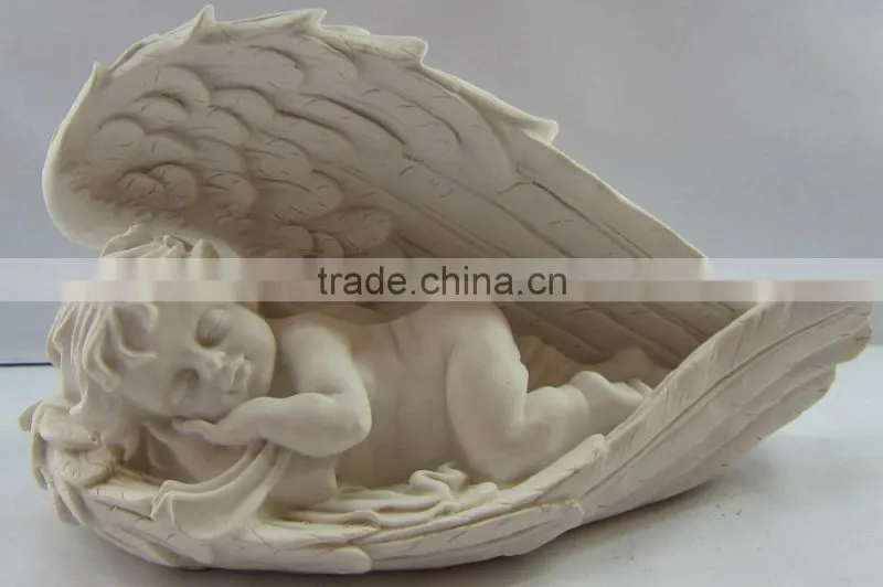 New arrival resin religious little angel statue