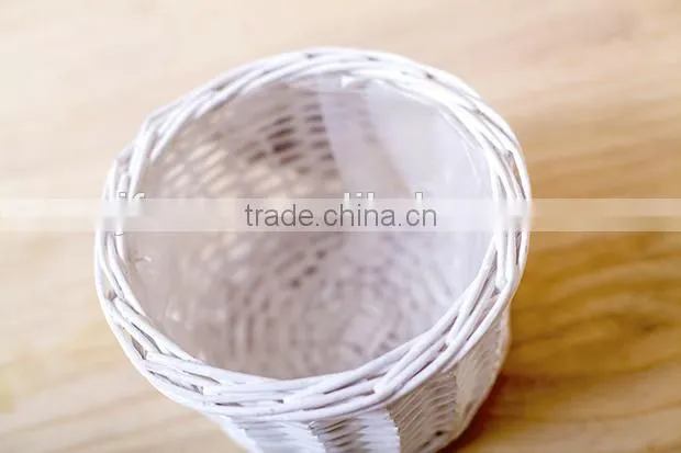 New design wicker woven garden basket wicker garden tools basket