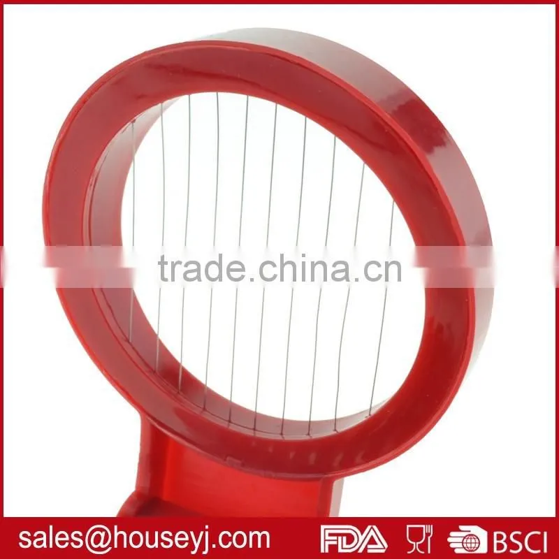 wholesale plastic case stainless wire egg slicer egg cutter