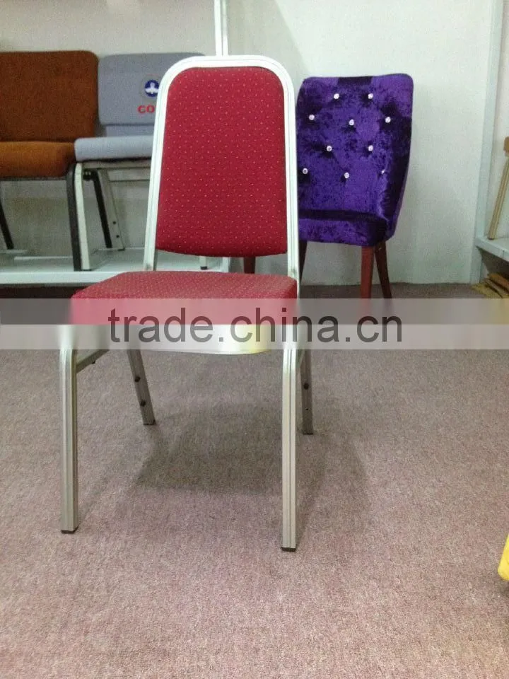 Wholesale Strong Stackable Aluminum Hotel Chair price steel banquet chair