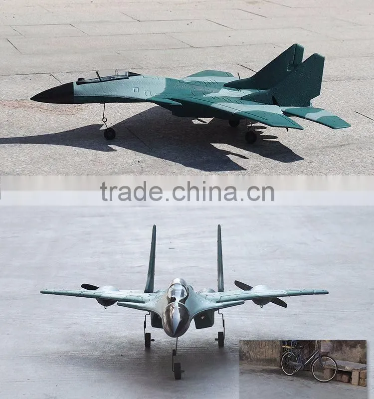 2.4GHZ Wireless Radio Control Model Airplane, SU27/J15 Stunt Flying Aircraft, RC Toy Fighter For Kids