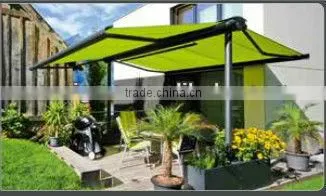 2014 New Products European Style Double Wings Aluminium Shelter For Balcony
