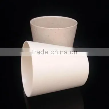 Eco-Friendly Bamboo Fiber Coffee Cup with Silicone Lid and Sleeve Coffee Mug