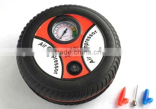Supply creative automotive portable tyre inflator pump