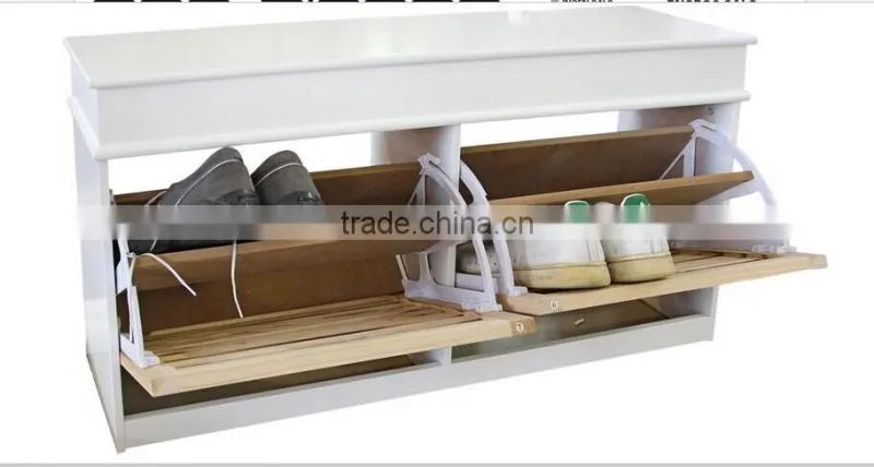 Europe Style wooden furniture shoe cabinet