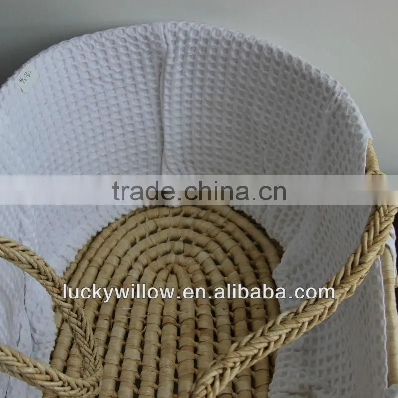 high quality and cheap maize mose basket/willow baby basket