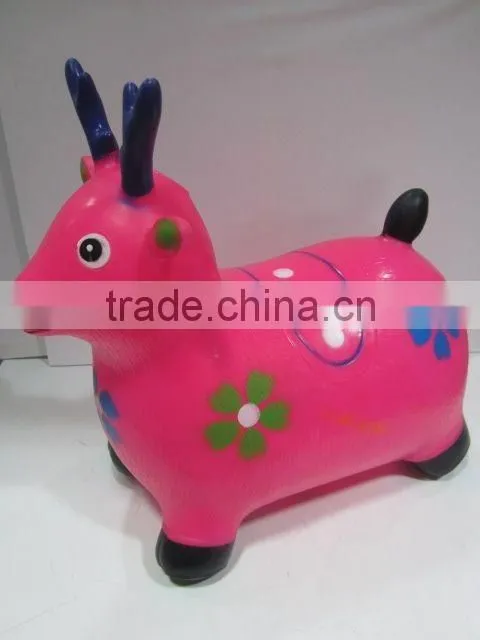 painted inflatable toys for children Jumping horse