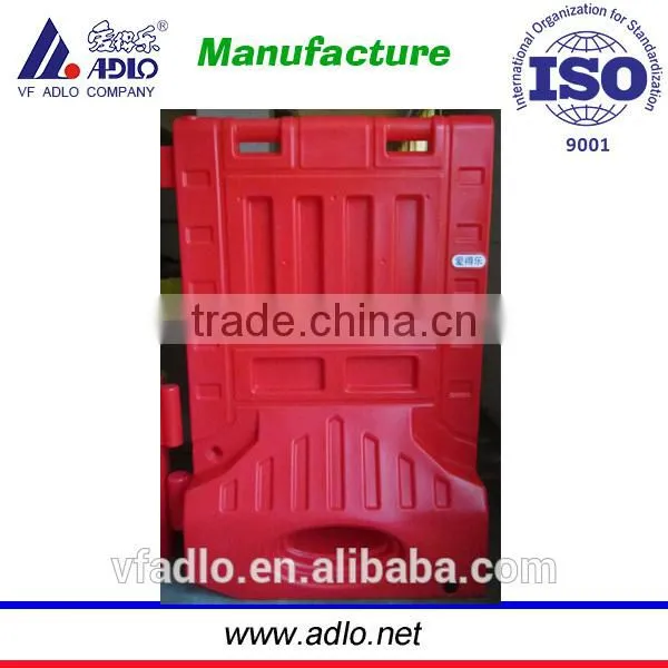 2015 new door PE water fill road block construction safety barricade