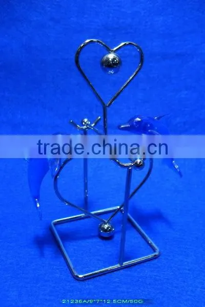 cute crystal animal, crystal dolphin for decoration