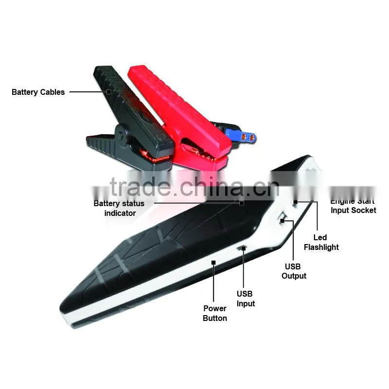 JB1240 Car starter electric car engine 5400mAh powerbank jump starter for 4.0L gasline car