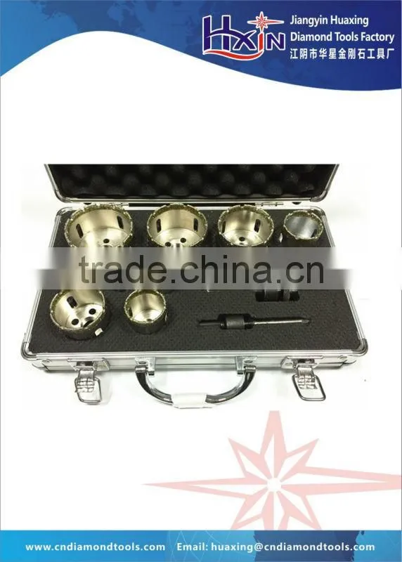 Good quality Electroplated Diamond core drill bits with stainless steel drill guide