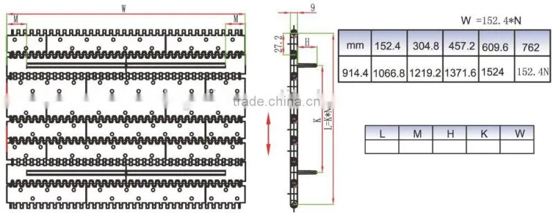 900Y-004 series plastic high temperature-resistant silicone Perforated conveyor belt