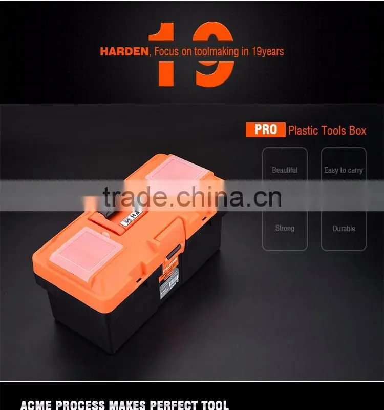 HARDEN Professional Plastic Small/Middle/Big Size Tools Box