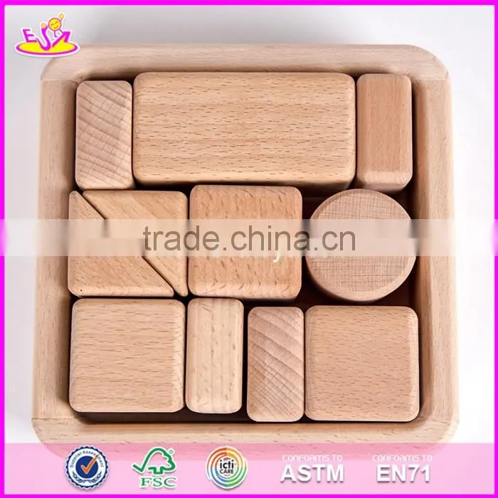2017 New design best kids construct wooden building toys for sale W13A133