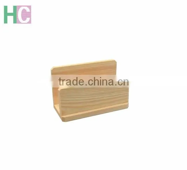 natural wooden businesscard base ,wooden calendar stand
