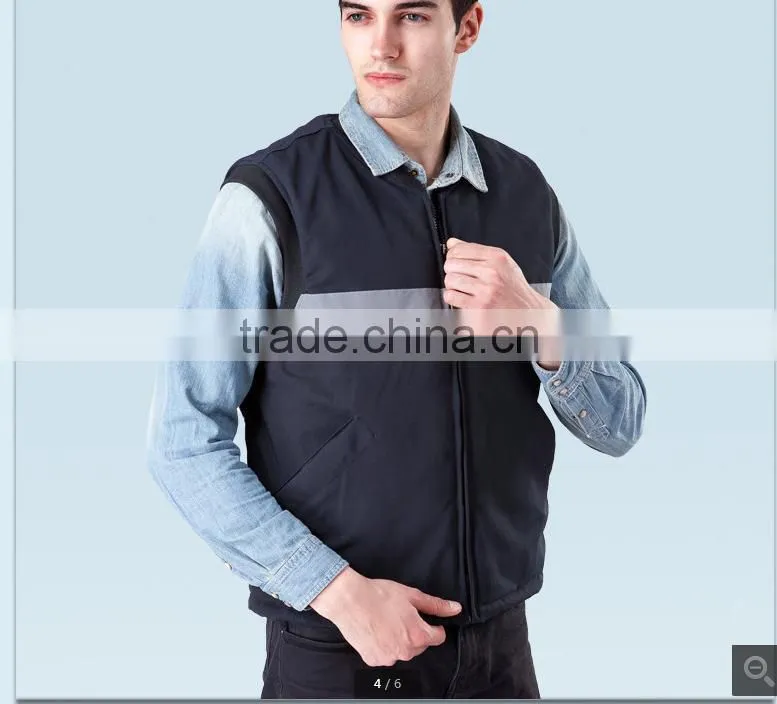 2015 Outdoor Working Vest; Padded Windproof Body Warmer Vest; Breathable Sleeveless Work Vest