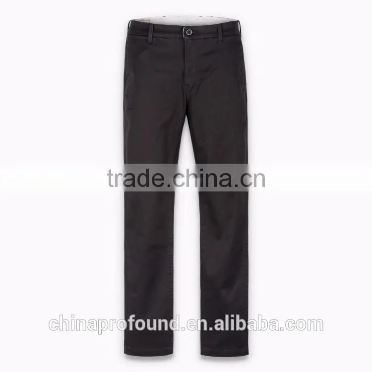 cotton trousers new design men's black casual pants Slim fit narrow feet man trousers custom wholesale pants for men