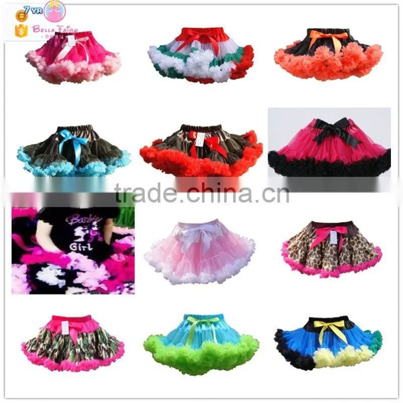 Wholesale Custom Ribbon Tutu Pettiskirt For Girls Kids Party Dresses