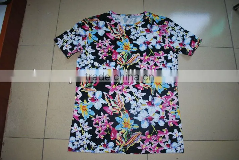 Longsleeve designer custom printed t-shirts fabric