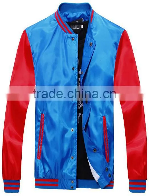 fashion design baseball jacket with pockets,Cheap Custom Youth Varsity Jackets