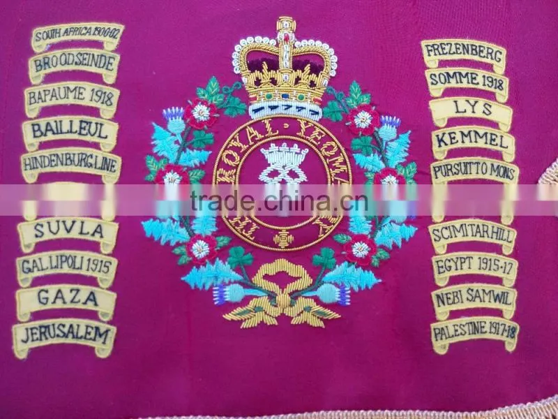 Highland / Military Embroidery Banner