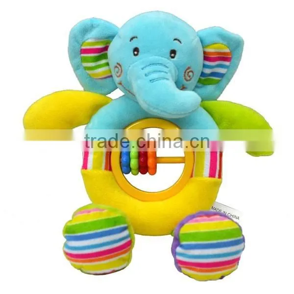 Cute Plush toy with abacus beads for formative education/enlighten education