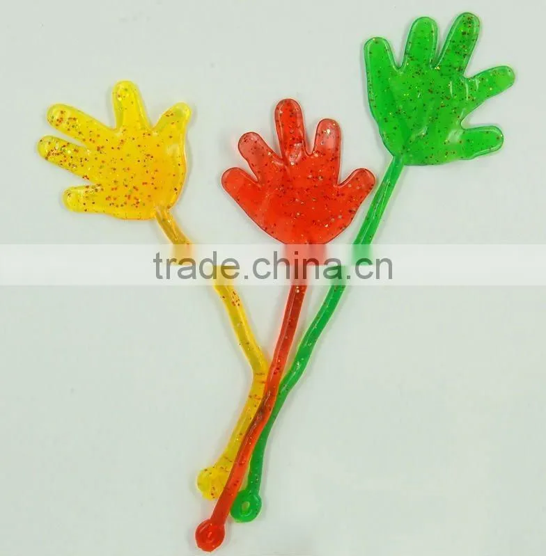 Mini fried egg sticky toy