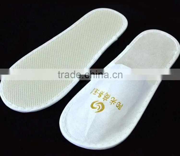 Nonwoven slipper /Cheap Closed toe Non woven SPA Slippers