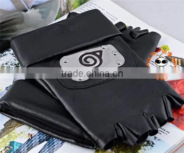 Wholesale Naruto Kakashi Konoha Cosplay Gloves
