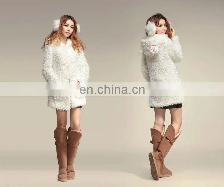2012 white snow sweet lady winter collection coat