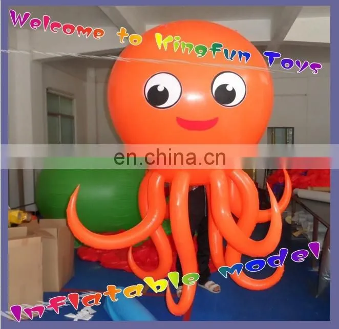 Colored LED inflatble helium balloon