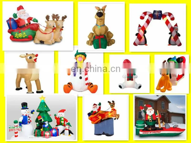 Lighting Inflatable Outdoor Snowman for Holidays