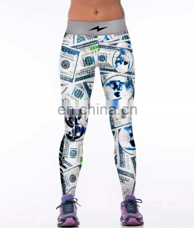 Whoesale Printed Yoga Fitness Pants Capri Sexy Leggings For Women